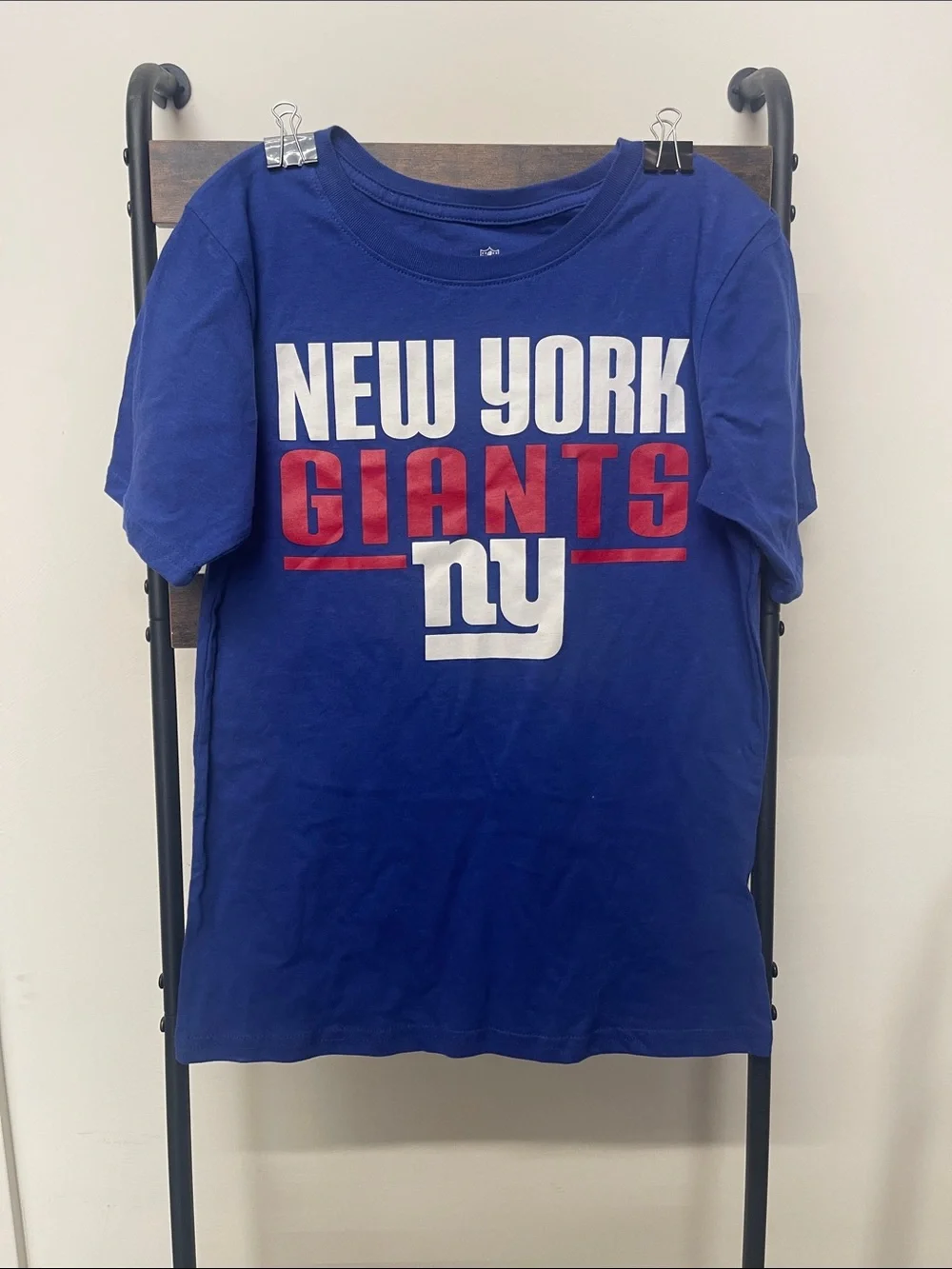 NFL Kids Royal Blue New York Giants Graphic Tee